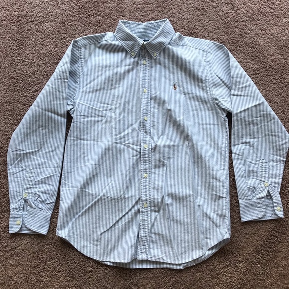 Kids Button Down Polo Ralph Lauren Shirt - Picture 1 of 1